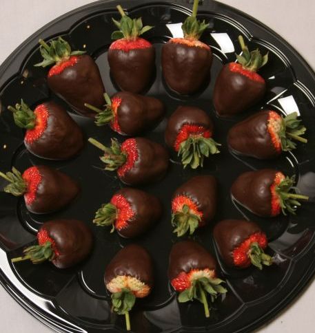 Dark Chocolate Strawberries